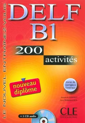 Couverture du produit · DELF B1 : 200 activits avec livret de corrigs (1CD audio)