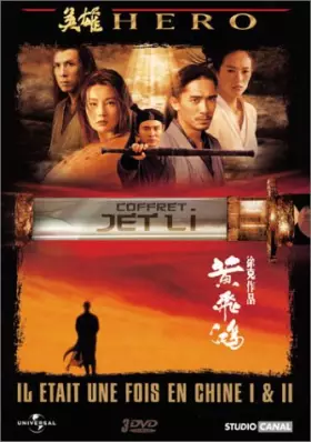 Couverture du produit · Coffret Jet Li 3 DVD : Hero / Il était une fois en Chine I & II