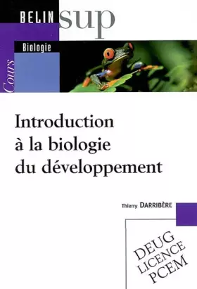 Couverture du produit · Introduction à la biologie du développement