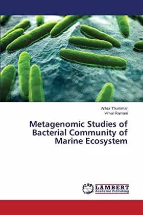 Couverture du produit · Metagenomic Studies of Bacterial Community of Marine Ecosystem