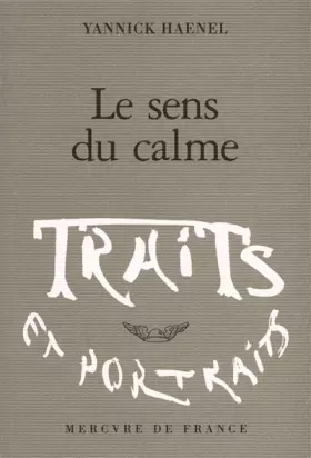 Couverture du produit · Le sens du calme