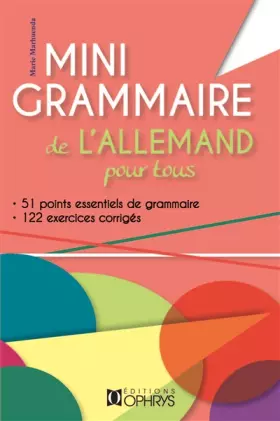 Couverture du produit · Mini-grammaire de l'allemand