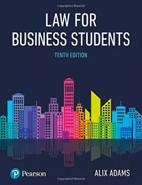 Couverture du produit · Adams Law For Business Students