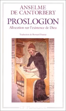 Couverture du produit · Proslogion : Allocution sur l'existence de Dieu