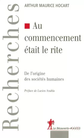 Couverture du produit · Au commencement était le rite
