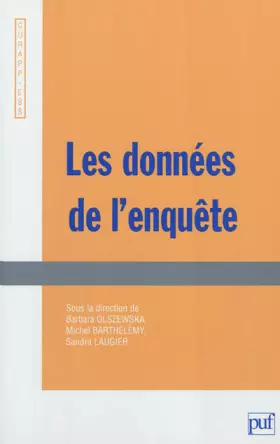 Couverture du produit · Les données de l'enquête