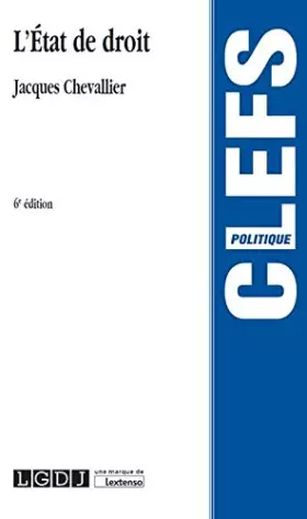 Couverture du produit · l'état de droit - 6ème édition