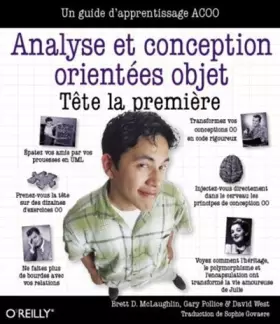 Couverture du produit · Analyse et conception orientées objet
