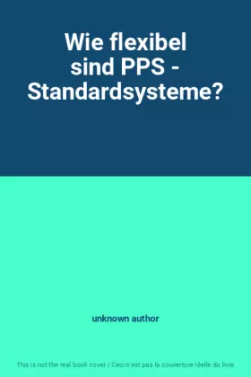 Couverture du produit · Wie flexibel sind PPS - Standardsysteme?