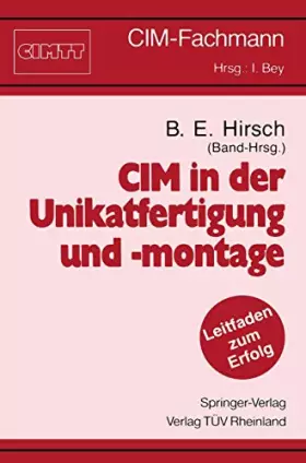 Couverture du produit · CIM in der Unikatfertigung und -montage (CIM-Fachmann)
