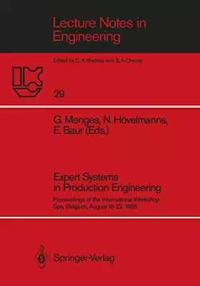 Couverture du produit · Expert Systems in Production Engineering: Proceedings of the International Workshop, Spa, Belgium, August 18-22, 1986 (Lecture 