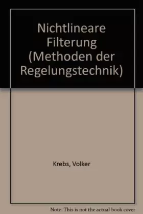 Couverture du produit · Nichtlineare Filterung