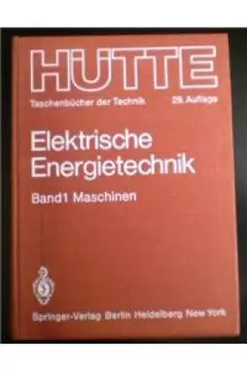 Couverture du produit · Maschinen (Hütte - Taschenbücher der Technik, 1)