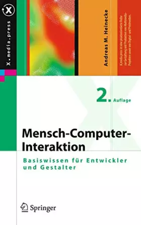 Couverture du produit · Mensch-Computer-Interaktion: Basiswissen für Entwickler und Gestalter (X.media.press)