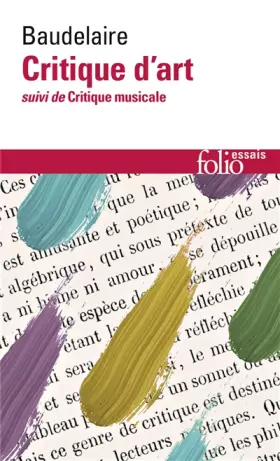 Couverture du produit · Critique d'art, suivi de "Critique musicale"
