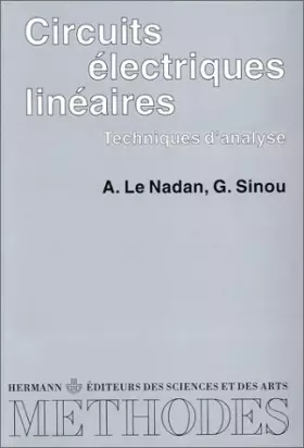 Couverture du produit · Circuits électriques linéaires. Techniques d'analyse - Premier cycle