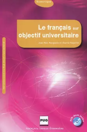 Couverture du produit · FRANCAIS SUR OBJECTIF UNIVERSITAIRE (LE) - LIVRE + DVD ROM