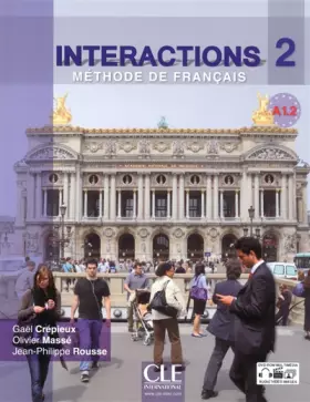 Couverture du produit · Interactions 2 - Niveau A1.2 - Livre de l'élève + DVD Rom
