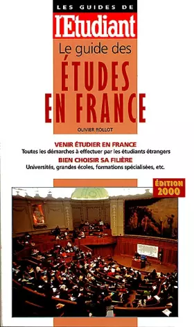 Couverture du produit · Le guide des études en France, édition 2000