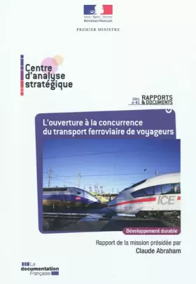 Couverture du produit · L'ouverture de la concurrence du transport ferroviaire de voyageurs