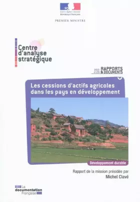 Couverture du produit · Les cessions d'actifs agricoles dans les pays en eeveloppement n 029 2010 - developpement durable