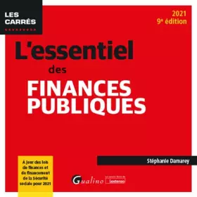 Couverture du produit · L'essentiel des finances publiques