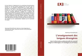 Couverture du produit · L’enseignement des langues étrangères: dans la formation professionnelle du second degré en Allemagne, en Catalogne et en Franc