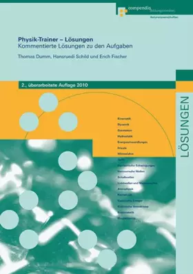 Couverture du produit · Physik-Trainer - Lösungen: Kommentierte Lösungen zu den Aufgaben