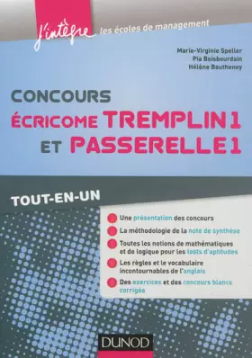Couverture du produit · Concours Écricome Tremplin 1 et Passerelle 1