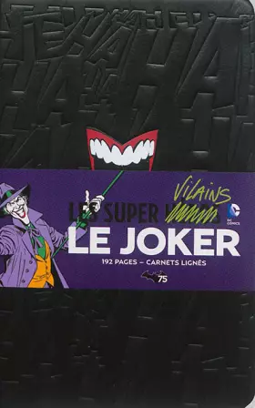 Couverture du produit · DC COMICS : CARNET LE JOKER