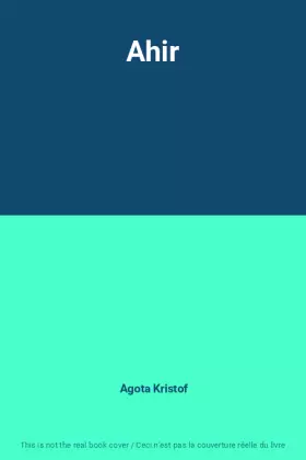 Couverture du produit · Ahir