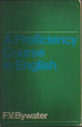 Couverture du produit · A proficiency course in English