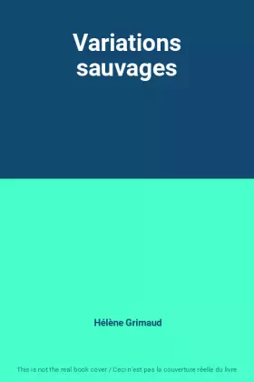 Couverture du produit · Variations sauvages