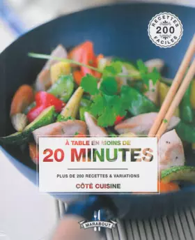 Couverture du produit · A table en moins de 20 minutes