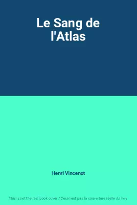 Couverture du produit · Le Sang de l'Atlas