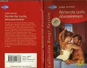 Couverture du produit · RECHERCHE LESLIE DESESPEREMENT