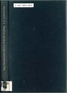 Couverture du produit · Mass Spectrometry and Ion-Molecule Reactions (Cambridge Texts in Chemistry and Biochemistry)