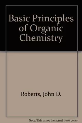 Couverture du produit · Basic Principles of Organic Chemistry