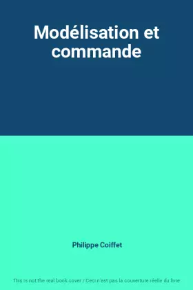 Couverture du produit · Modélisation et commande