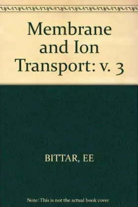 Couverture du produit · Membrane & Ion Transport