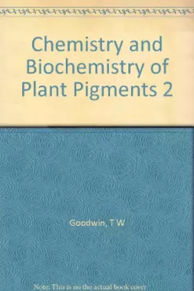 Couverture du produit · Chemistry and Biochemistry of Plant Pigments