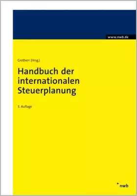 Couverture du produit · Handbuch der internationalen Steuerplanung
