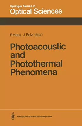 Couverture du produit · Photoacoustic and Photothermal Phenomena: Proceedings of the 5th International Topical Meeting, Heidelberg, Fed. Rep. of German