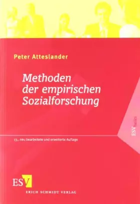 Couverture du produit · Methoden der empirischen Sozialforschung (ESVbasics)