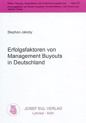 Couverture du produit · Erfolgsfaktoren von Management Buyouts in Deutschland