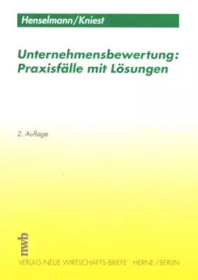 Couverture du produit · Unternehmensbewertung: Praxisfälle mit Lösungen