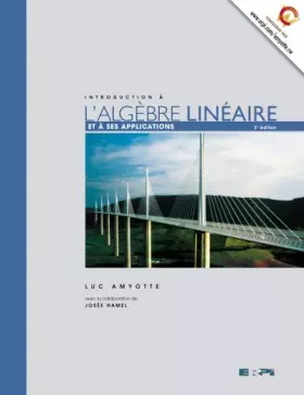 Couverture du produit · Introduction à l'algèbre linéaire et à ses applications