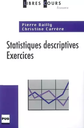 Couverture du produit · Statistiques descriptives : Exercices