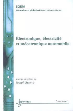 Couverture du produit · Electronique, électricité et mécatronique automobile