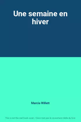 Couverture du produit · Une semaine en hiver